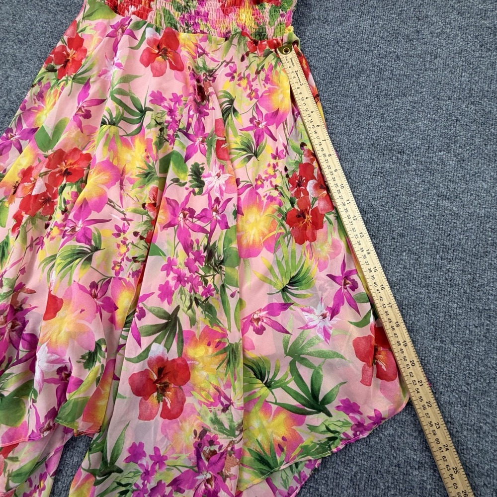 Rabbit Rabbit Rabbit Designs‎ Pink Floral Off Shoulder Dress Size 16 - Picture 6 of 11